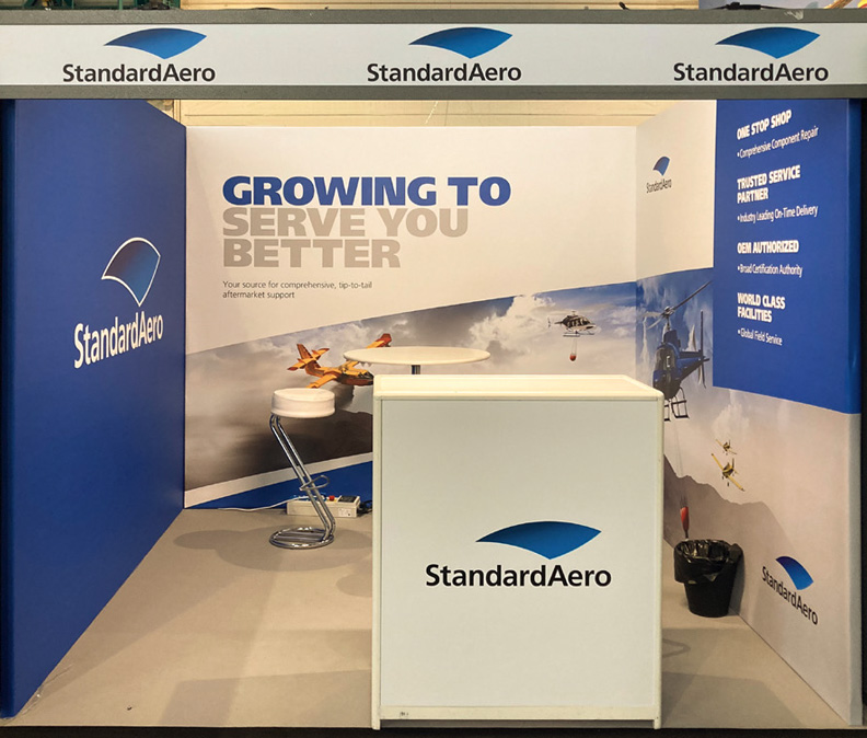 Full colour printed fabric on frame - Image 4