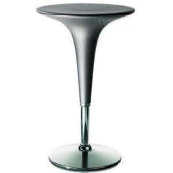 BOMBO - Adjustable round table white ø55cm