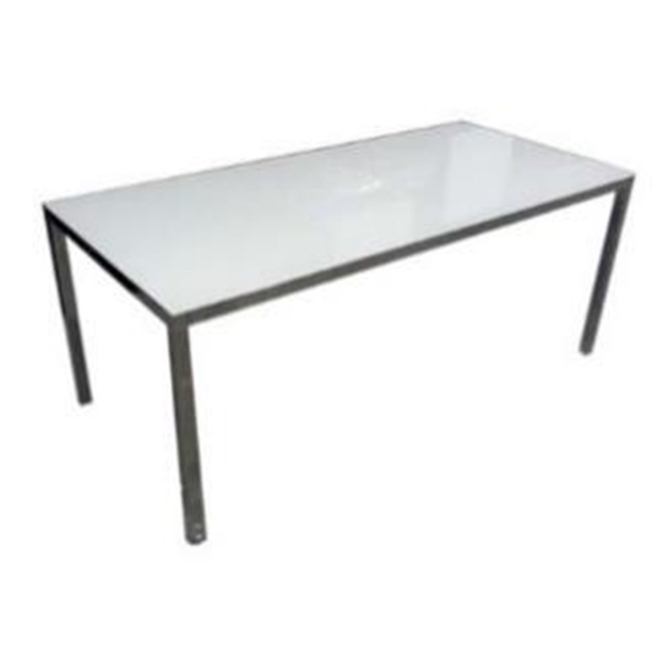 Table 135x85xh72cm Glass Top