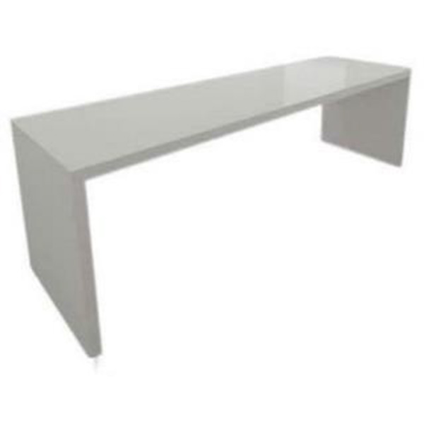 Wooden bridge table 170x80xh72 cm white