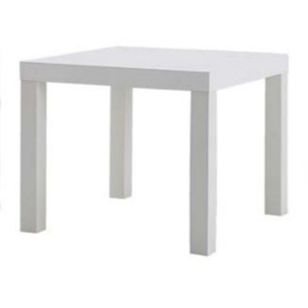 Small table 55x55xh40cm white